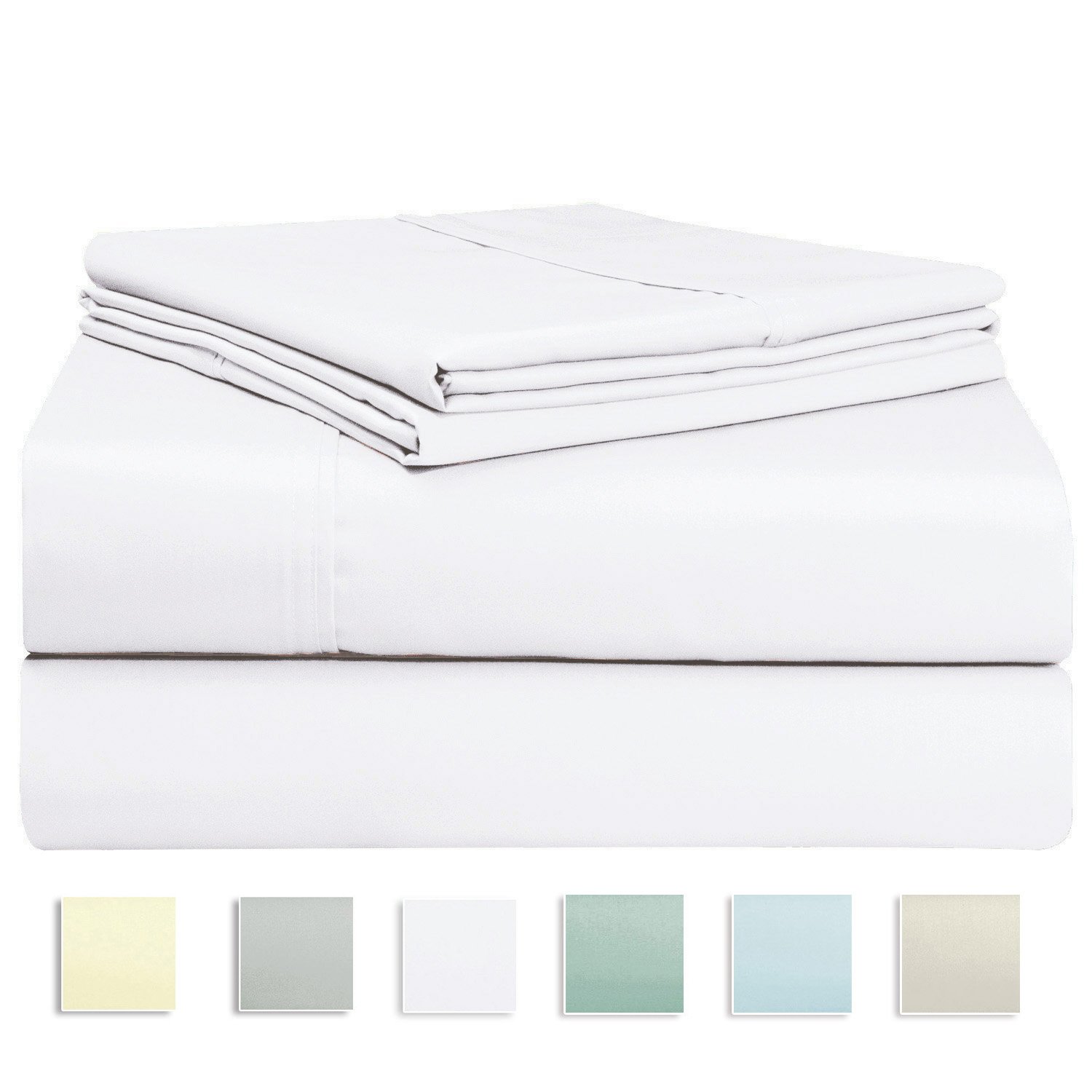 400 Thread Count Sheet Set, 100 Longstaple Cotton White California