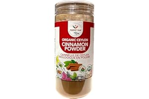 Premium Organic Ceylon Cinnamon Powder, 150 grams, True Ceylon Cinnamon, USDA Certified, Non-GMO, Gluten-Free, Pure Sri Lanka