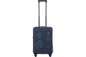 Bric's B|Y Ulisse 21-Inch Spinner - Luxury Carry-On Luggage With Spinner Wheels - Hard Shell Suitcases Made From Durable Polypropylene and Polycarbonate - Ocean Blue