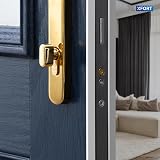 XFORT Brass 45/55T Thumb Turn Euro Cylinder Lock 100mm UPVC Door view 4