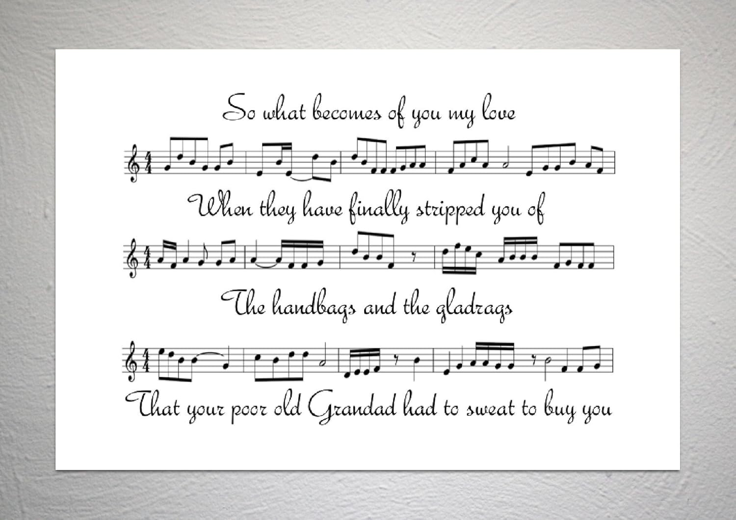 Stereophonics Handbags And Gladrags Chords