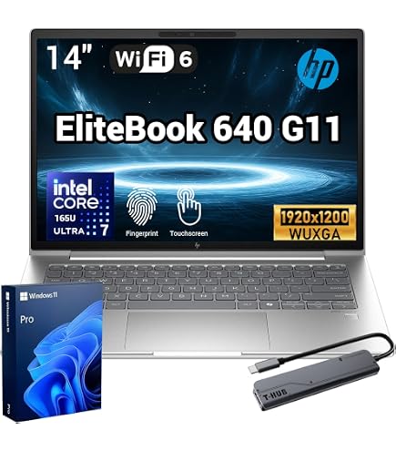 Amazon.com: HP EliteBook 6 G1i Laptop Computer, Ultra 7 255U, 32GB