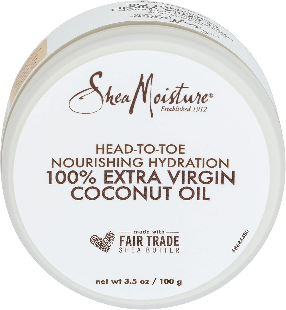 Shea Moisture 100% Extra Virgin Coconut Oil 3.2 Oz Hydrating Skin Moisturizer