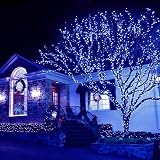 Ligarko Solar String Lights Outdoor 4 Pack 120LED 14M 8 Modes Blue view 5