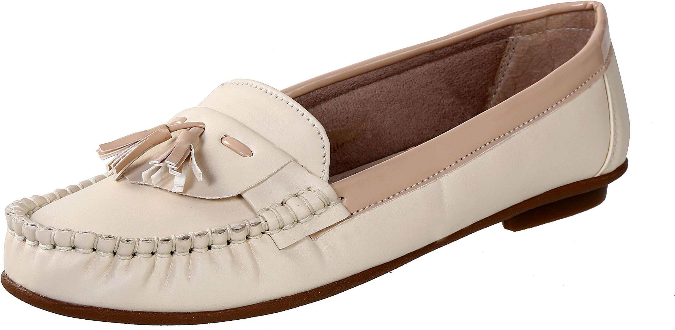 CatBird Womens and Girls Faux Leather Loafers,Casual Loafers,Casual Shoes,Walking Loafers,Lightweight Loafers and Dailywear Loafers