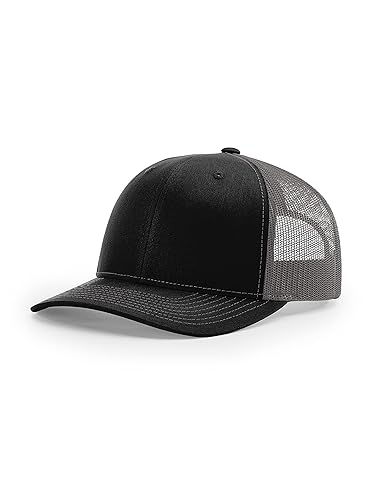 Richardson Trucker Cap, Black/Charcoal, One Size in Oman Whizz