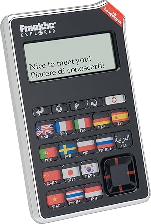 Amazon Com Global Digital Talking Traductor Bolsillo Exterior Diccionario Electronico Speaking Negro Electronics