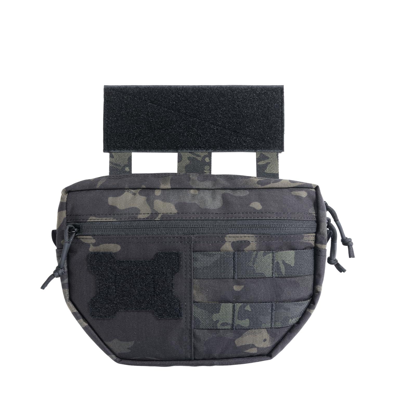 EXCELLENT ELITE SPANKER MOLLE Drop Dump Pouch Admin Pouch Tactical Utility Nylon Pack Tools Pocket(Multicam Black)
