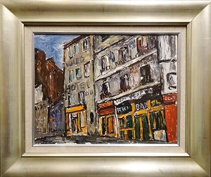 Amazon Co Jp 小西安夫 Paris 北ホテル 肉筆 絵画 油絵 風景画 6号 ベビー マタニティ