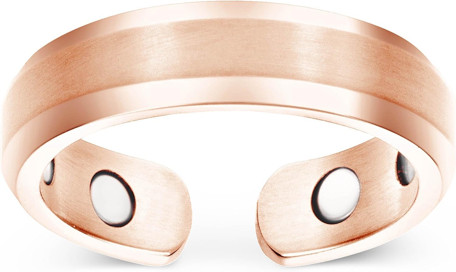 Elegant Titanium Magnetic Therapy Ring Pain Relief for Arthritis and Carpal Tunnel: Health & Personal Care