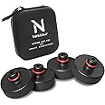 Nestour Tesla Model 3/Y/S/X Rubber Jack Pad Adapter, Floor Lifting Pad with Storage Bag, Tesla Accessories Protect Battery Chassis (4 Pcs) 2013 to 2025