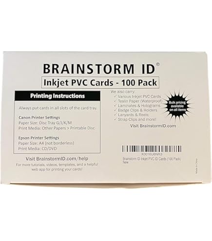 Tarjetas De Pvc De Inyección De Tinta - Tarjetas De