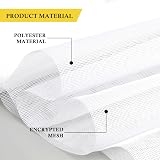 fowong Insect Mesh Curtain 90x225 cm Polyester Window Screen White view 6