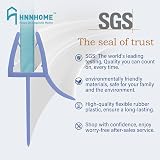 HNNHOME 870mm Pre-Curve Bath Shower Seal Strip for 4-6mm Curved Glass view 7