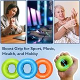FitBeast Grip Strength Trainer 9-Piece Kit Orange Forearm Hand Exerciser view 5