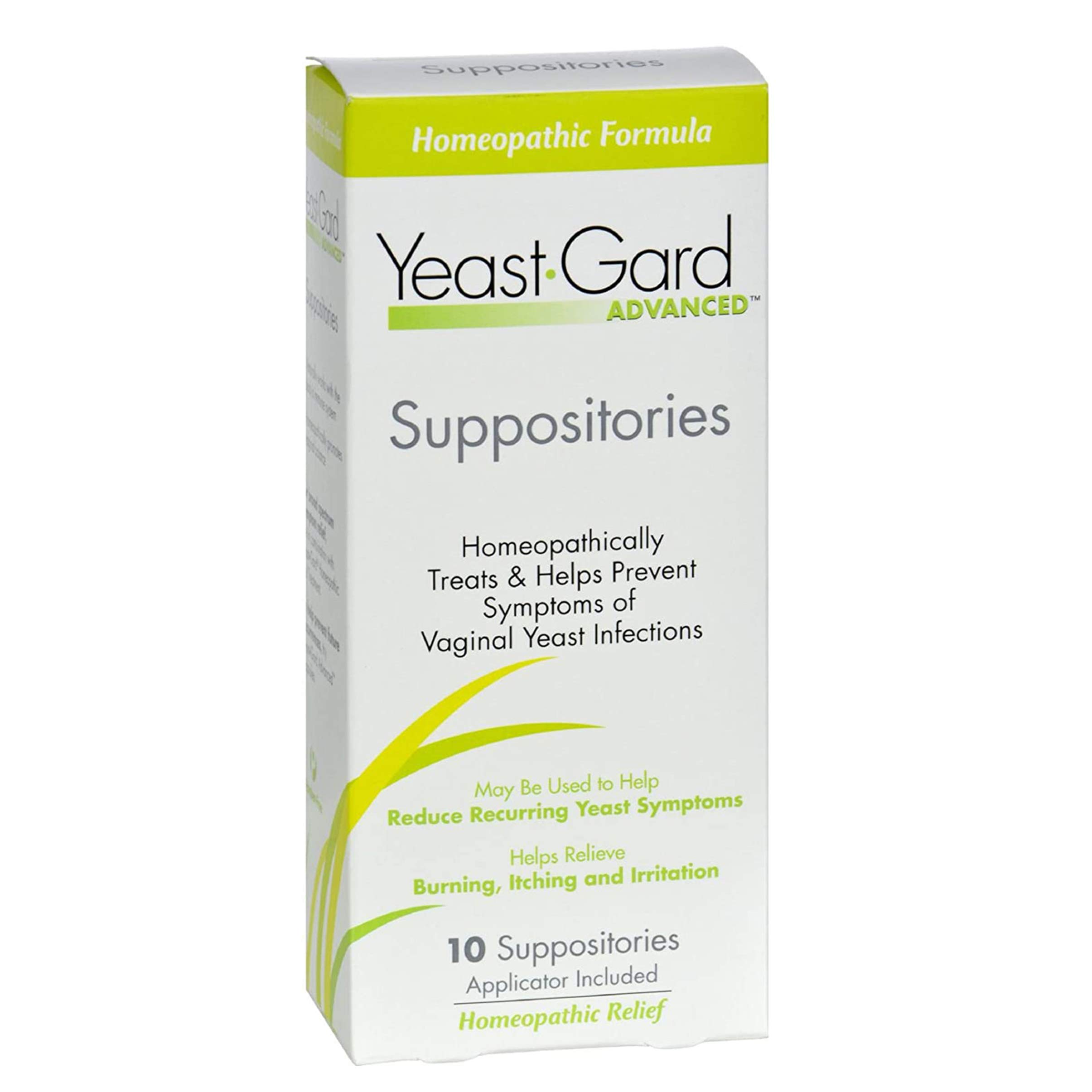 YeastGard Advanced Homeopathic Yeast Infection Vaginal Suppositories