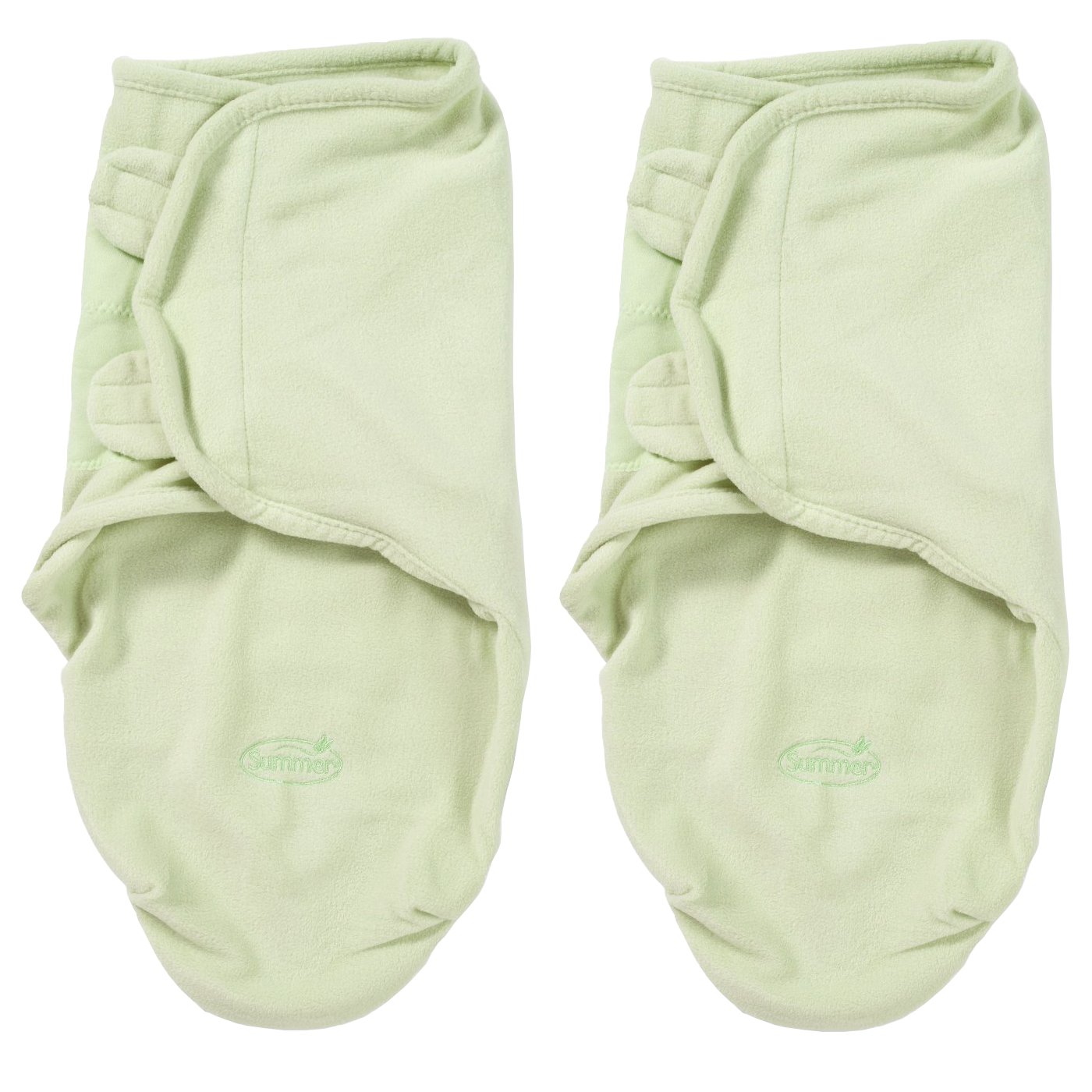 Summer Infant SwaddleMe Micro Fleece, 2 Pack, Small/Medium, Ivory 19