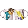 Disney Rapunzel on the Tower SAN2475 Rapunzel & Flynrider Kiss Pair Porcelain Mug