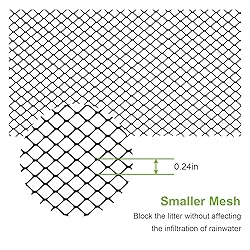 Evcitn Plastic 2-Pack Gutter Guard Mesh Roll