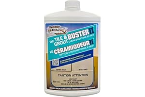 Tile and Grout Buster Cleaner, 850 ml (28 oz) – Heavy-Duty Tile & Grout Stain Remover for Bathroom, Kitchen, Shower & Floors 