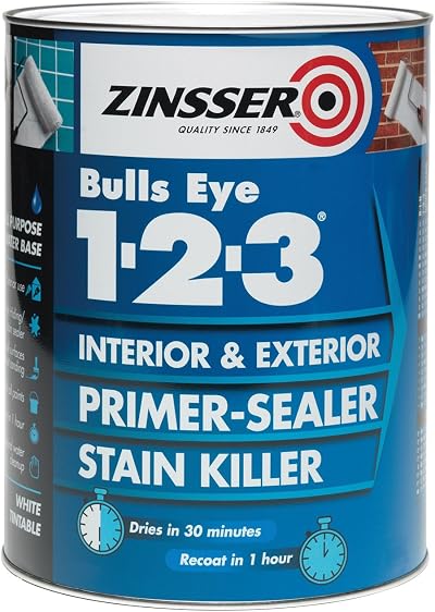 Zinsser Bulls Eye 1-2-3 Primer Sealer 1 Litre White