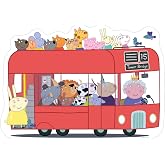 Ravensburger Peppa Pig: London Bus 24 Piece Giant Shaped Floor Jigsaw Puzzle for Kids - Screen-Free Activity Boosts Concentration and Focus