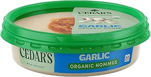 Cedar's Organic Garlic Hummus