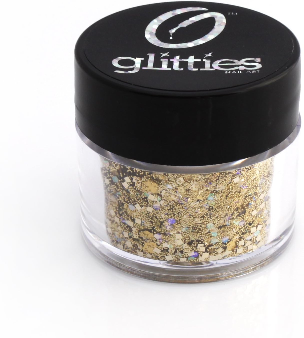 Gold Rush - Gold Chunky Holographic Glitter Mix - Great for Nail Art, Acrylic Gel, Polish Tips, Festivals, Hair, Raves, and Decoration - Made in USA (10 Grams)