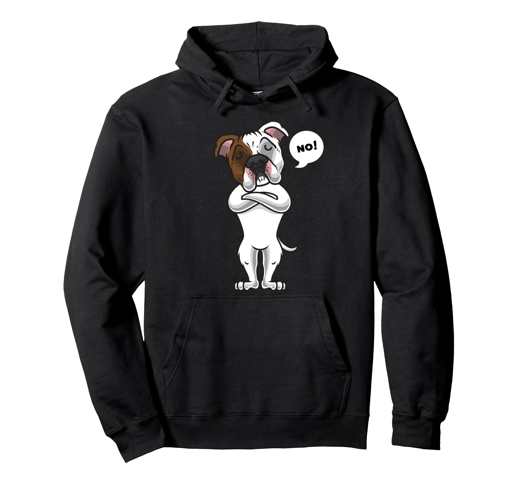 Stubborn American Bulldog Dog funny Pullover Hoodie