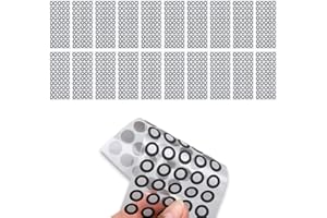 3D Scanning Marker, 1000 Pcs ID 6mm OD 10mm High Reflection Strong Adhesion 3D Tracking Dot Reference Point Marker for Scanni