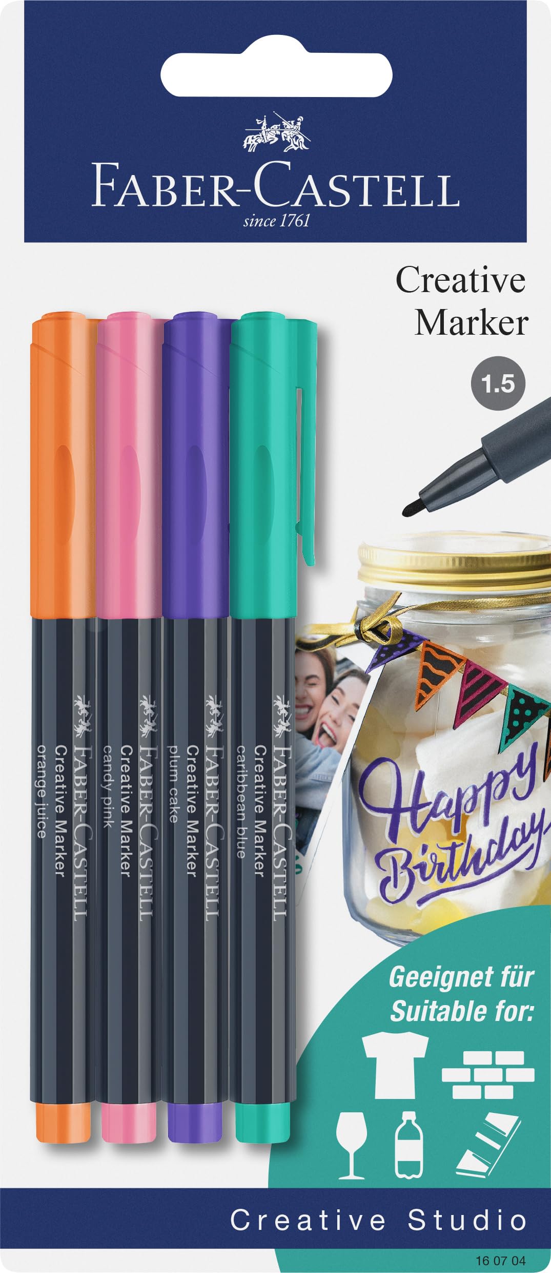 Faber-Castell Creative Studio Watercolours in Pans, Multicoloured, Set of 36, Art, Craft, Drawing, Sketching, Home, School, University, Colouring