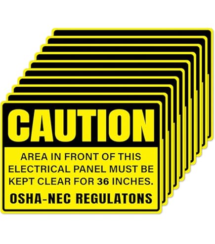 Electrical Cupboard Do Not Use For Storage Keep Clear Safety Sign - Self Adhesive Sticker (400mm X 300mm - View #7