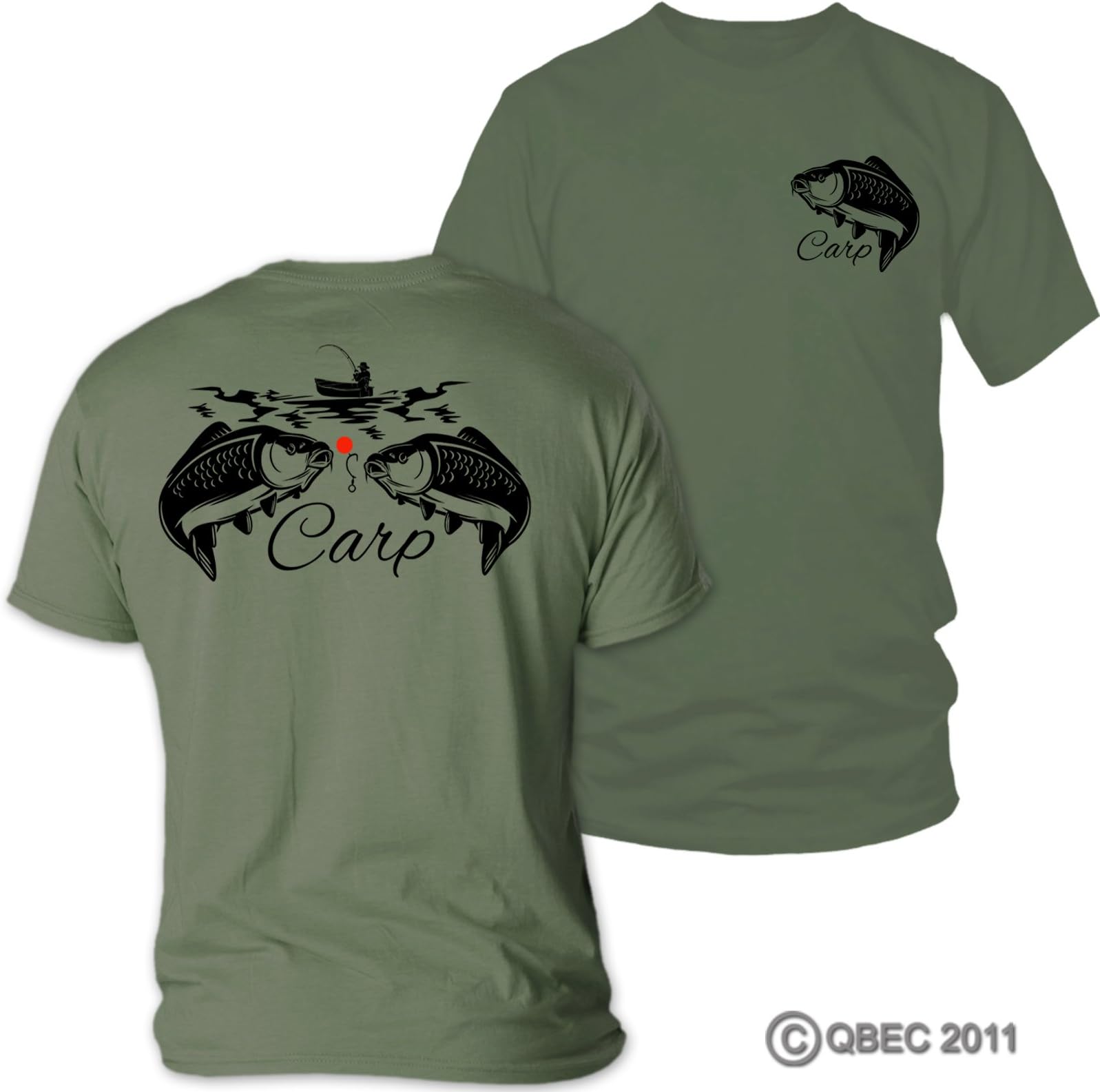QBEC BIG CARP hunter, fishing, angling t-shirt ideal birthday, Father's Day, FREE UK DELIVERY!!!