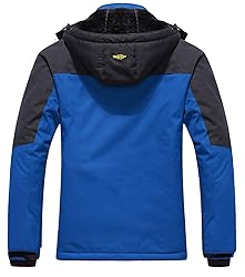 Wantdo Men's Waterproof Mountain Jacket Fleece