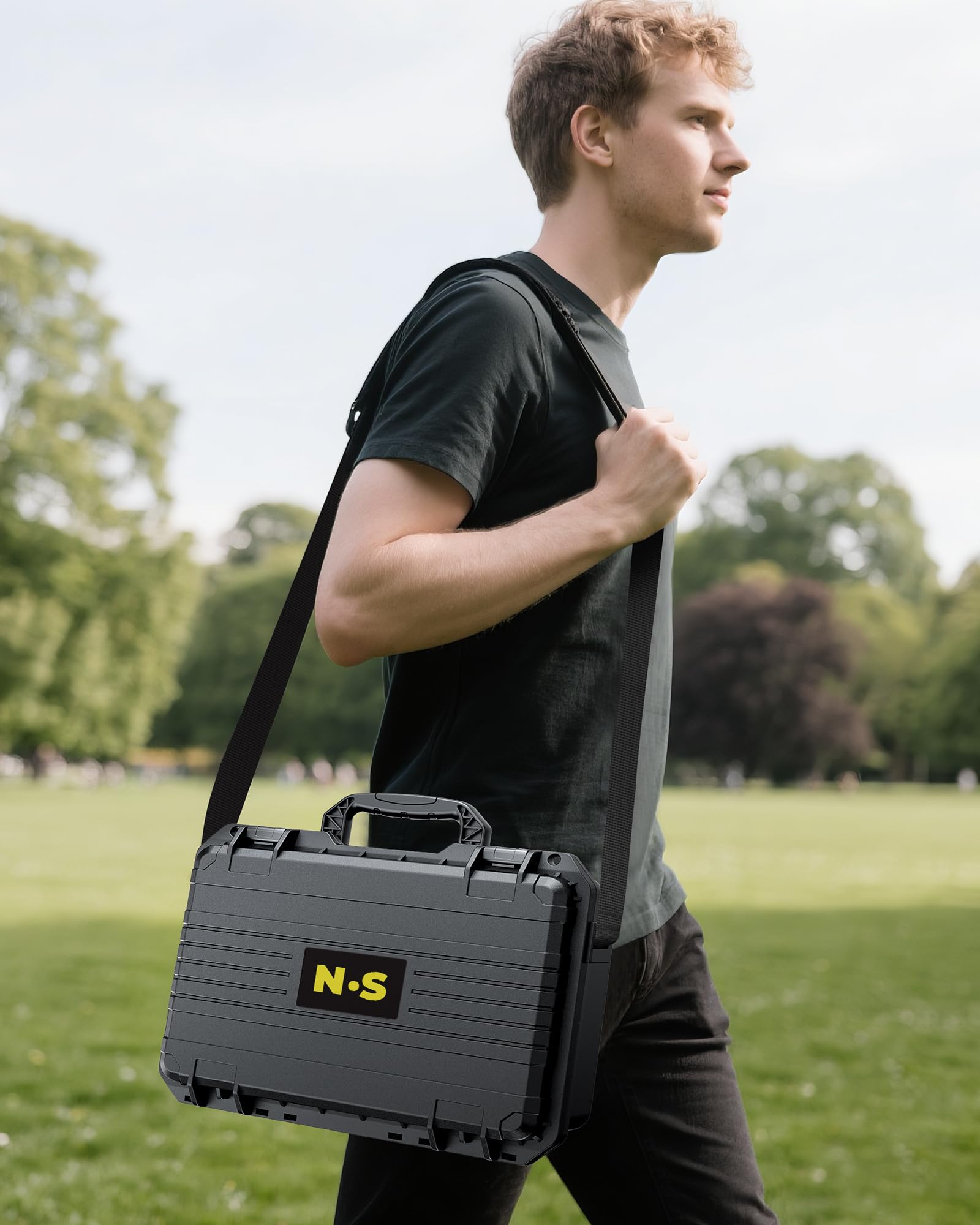WAXITY[Superhart Harter Tasche für Nintendo Switch 2/Switch 1/Switch OLED Modell, All-in-One Tragetasche Hülle für Switch 2 Konsole und Pro Controller, Große Schutzhülle Case für Dock und Zubehör 6