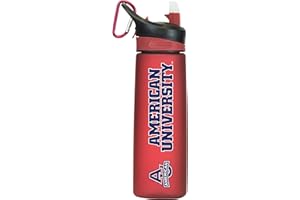 THE FANATIC GROUP American University Tritan Plastic Frosted Sport Water Bottle, Design-1 - Burgundy