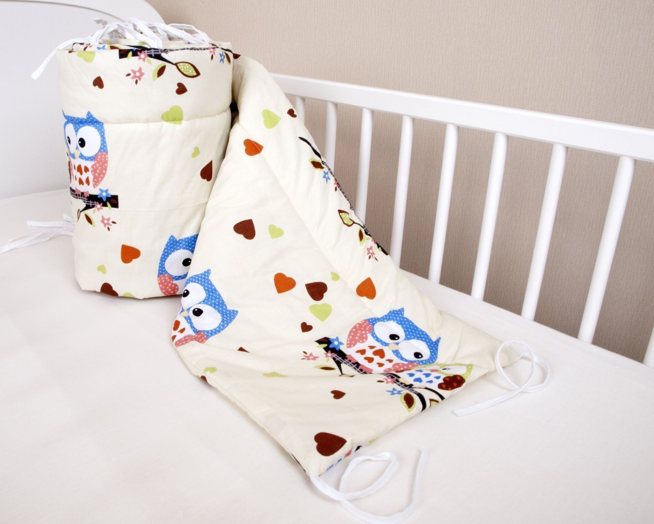 Buy Amilian® Baby Cot Bumper Wrap Around Protection For Baby's Bed With