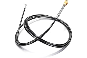 REMOLEAN 56 inch Go Kart Brake Cable Fits for Predator 212cc 196cc GX160 GX200 6.5HP Manco 9598 9597 Yerf-Dog ASW Bristers Airheart MB-1 Drift Trike Carter Fun Dune Buggy ATV Parts 51" Inner, 1 Pack