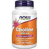 Now Supplements Choline 300 mg, 100 Veg Capsules