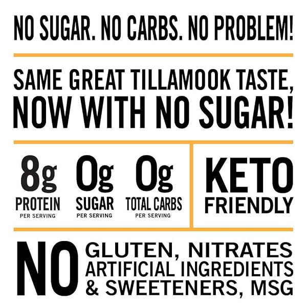 TILLAMOOK ZERO SUGAR ORIGINAL KETO FRIENDLY SMOKED SAUSAGE, 1.25 OZ