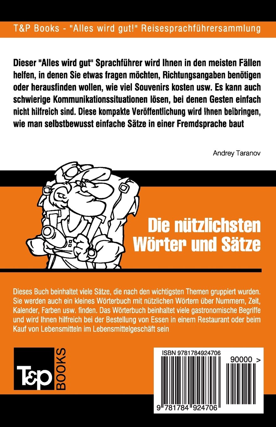 Sprachfuhrer Deutsch Griechisch Und Mini Worterbuch Mit 250 Wortern German Edition Taranov Andrey Amazon Com Books