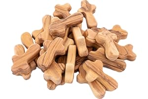 Zuluf 25 Small Olive Wood Comfort Crosses from Bethlehem Israel | Religious Pocket Holding Crosses Gift for Kids and Adults | 6cm / 2.5 Inch Each Cross