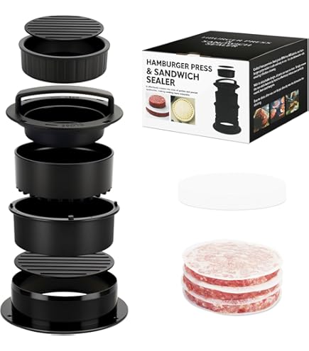 Tescoma Pressa Hamburger Multifunzione GrandCHEF - Perfetta Per Hamburger Fatti In Casa! - Foto 4