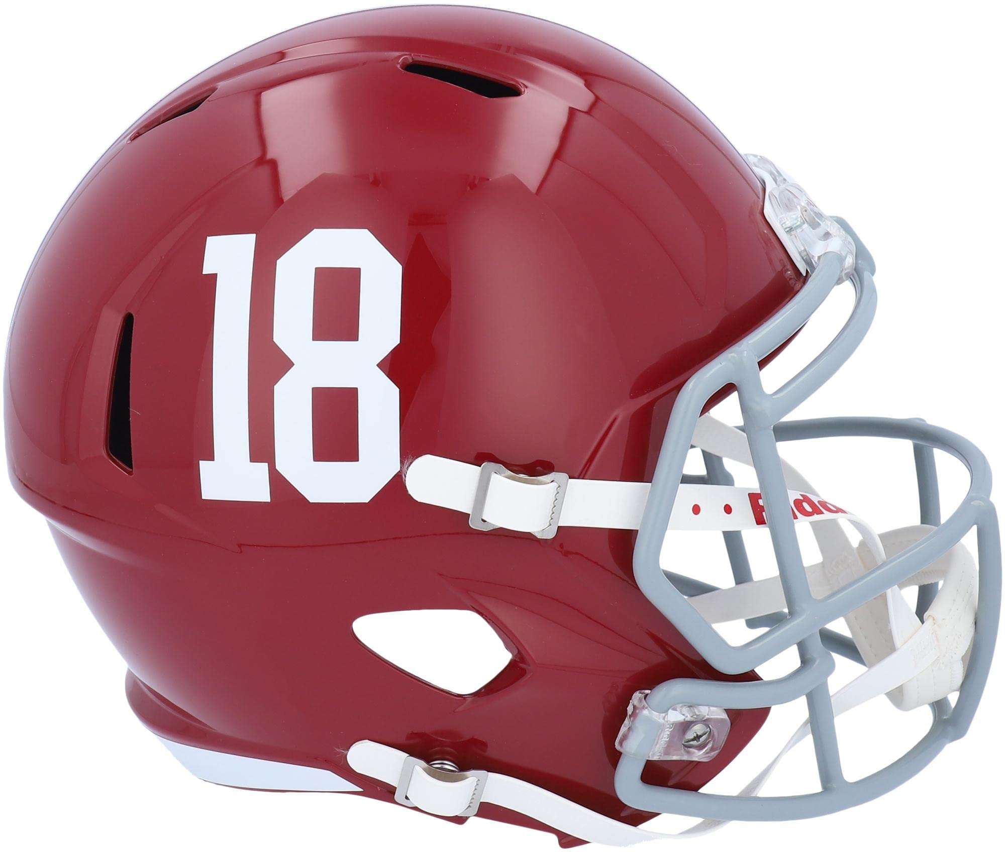 Photo 1 of **WRINKLED NUMERICAL DECAL**Riddell NCAA Alabama Crimson Tide Full Size Speed Replica Helmet