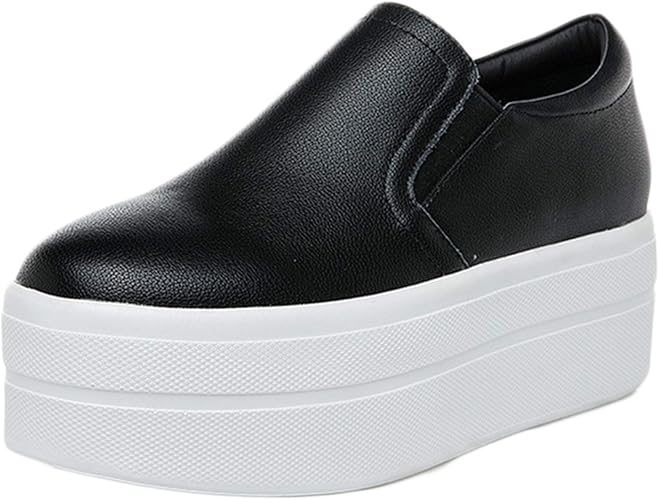 Amazon Lecmt スニーカー スリッポン レディース インヒールスニーカー 紐なし インヒールスリッポン おしゃれ 大きいサイズ ローカット シークレット 痛くない 履きやすい レディース靴 美脚 疲れない 普段使い きれいめ スニーカー