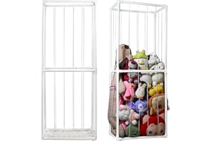 DEBAISHI Large Stuffed Animal Zoo Storage Holder,Kids Toy Storage Organizer Shelf Basket,Plush Toy Storage Organizer Shelf for Nursery Play Room Bedroom Organization Decoration