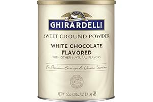 Ghirardelli Sweet Ground White Chocolate Flavor Powder, 3.12 lbs.
