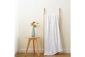 BATTILO HOME 100% Cotton Waffle Blanket, Soft Breathable Quilt Blanket for All Seasons, Cream White Lightweight Bed Blanket for Hot Sleeping, Twin Size 59"x79" Weave Blanket