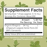 MaryRuth Organics Oil of Oregano Drops 34mg per 5 drops 30ml Vegan view 2