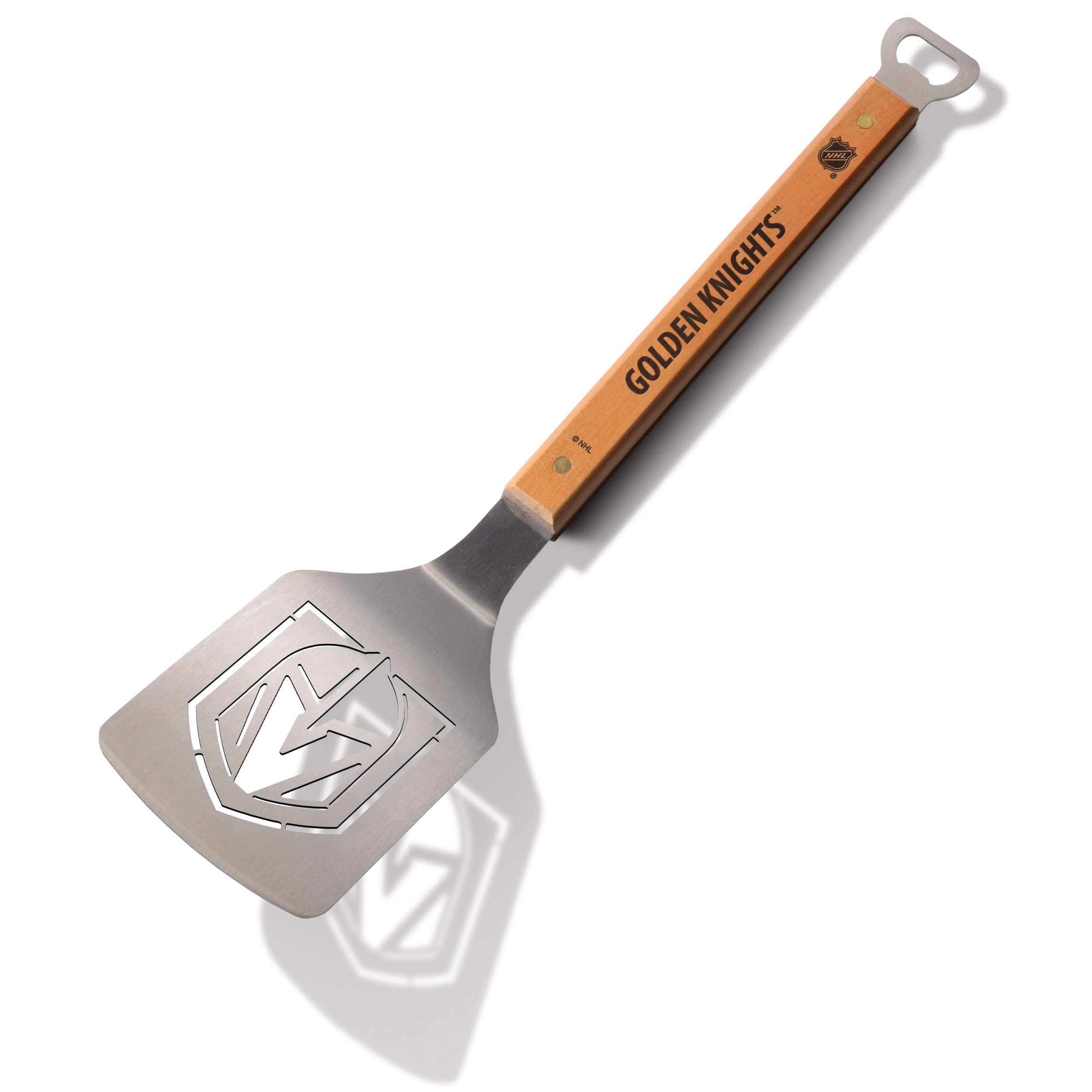 YouTheFan NHL Vegas Golden Knights Classic Series Sportula Stainless Steel Grilling Spatula, 18 1/2" x 4"